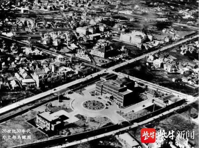 A scenic view of Nanjing Guominzhengfu Zhongyang Guangbo Diantai Jiuzhi