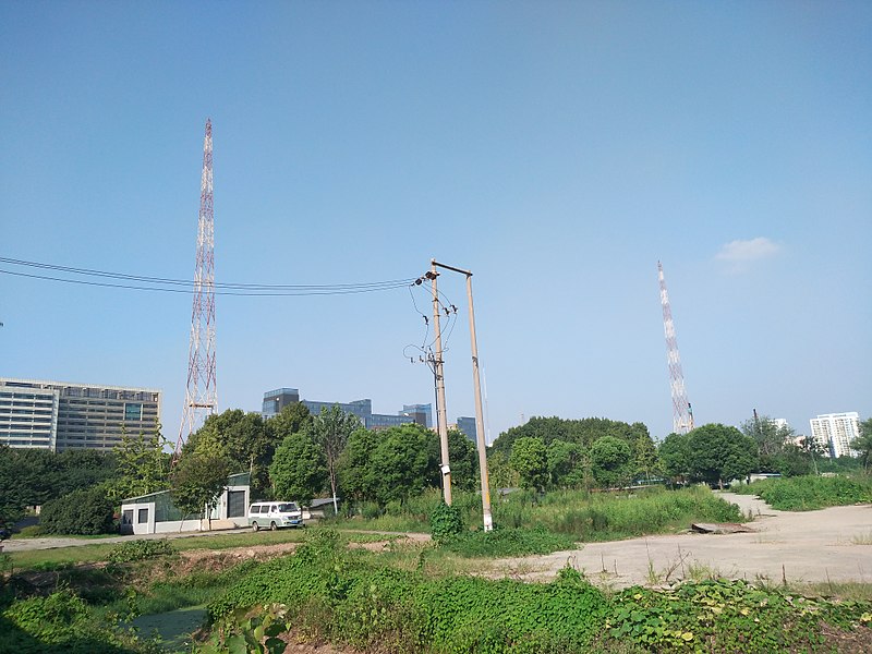 A scenic view of Nanjing Guominzhengfu Zhongyang Guangbo Diantai Jiuzhi