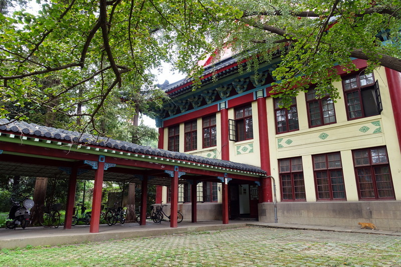A scenic view of Nanjing Jinling Daxue Jiuzhi