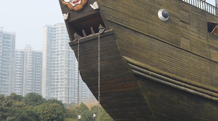 A scenic view of Nanjing Longjiang Chuanchang Yizhi