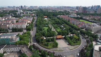 A scenic view of Nanjing Minggugong Yizhi