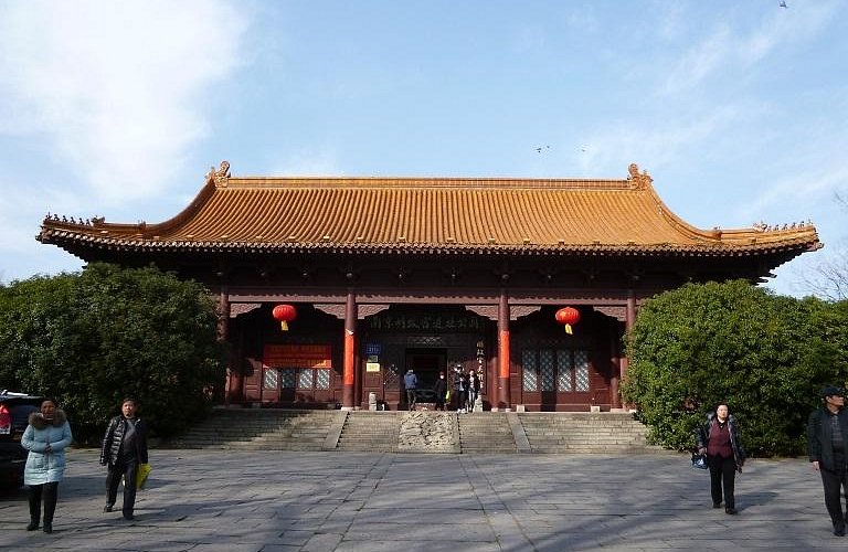 A scenic view of Nanjing Minggugong Yizhi