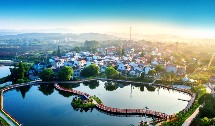 A scenic view of Nanjing Putangqiao
