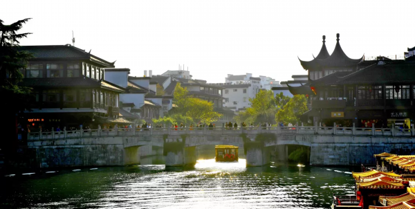 A scenic view of Nanjing Putangqiao
