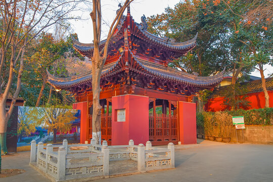 A scenic view of Nanjing Qixiasi Shelita