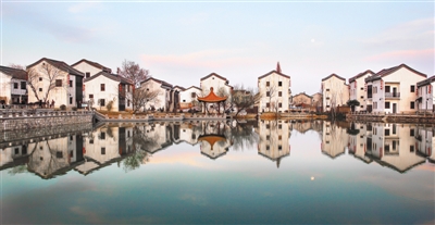 A scenic view of Nanjing Yangliucun Gu Jianzhuqun