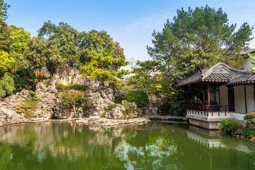 A scenic view of Nanjing Zhanyuan
