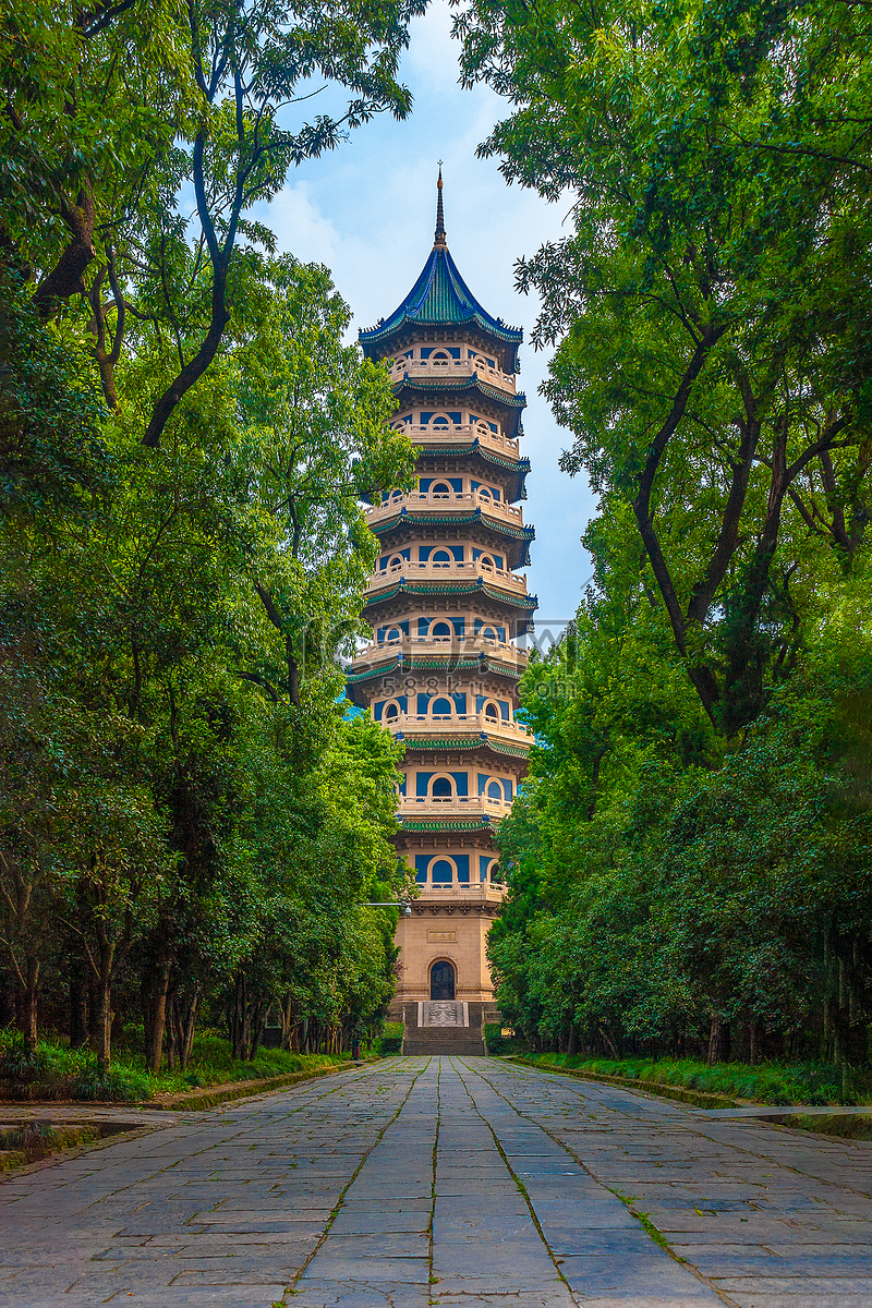 A scenic view of Nanjing Zhongshan Jianzhu Yizhi