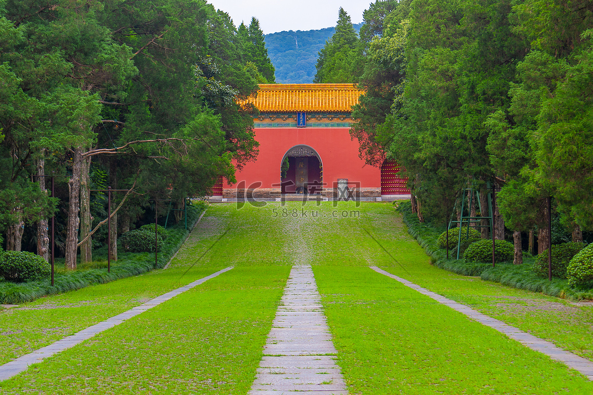 A scenic view of Nanjing Zhongshan Jianzhu Yizhi