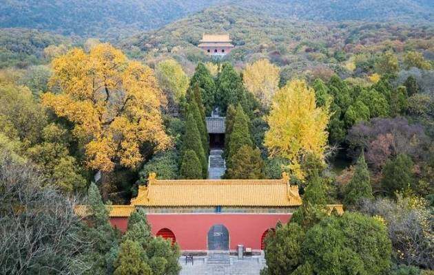 A scenic view of Nanjing Zhongshan Jianzhu Yizhi