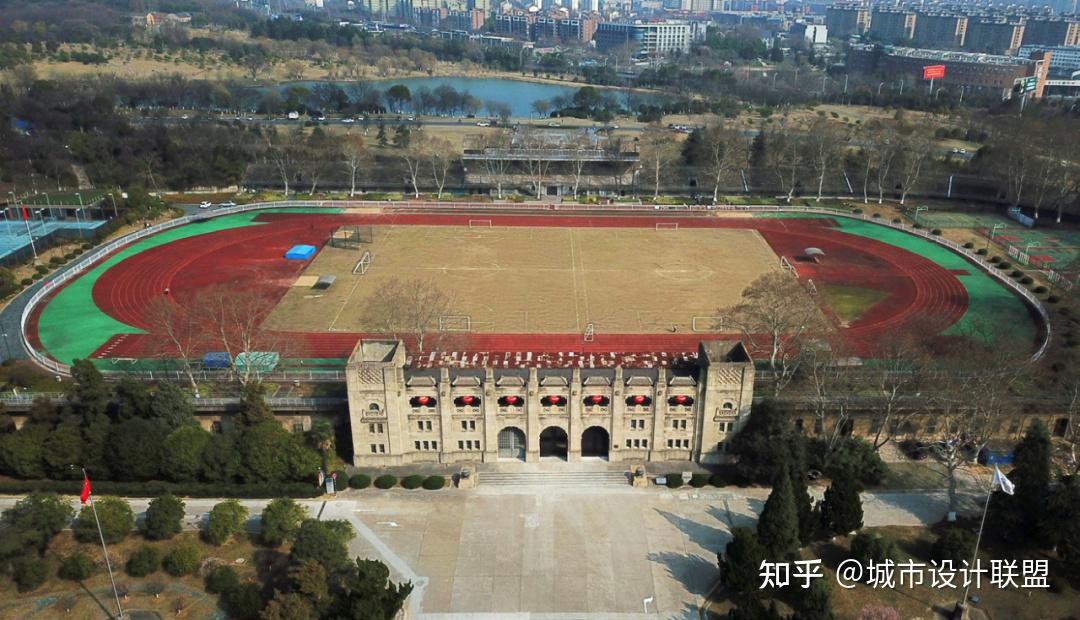 A scenic view of Nanjing Zhongyang Tiyuchang Jiuzhi