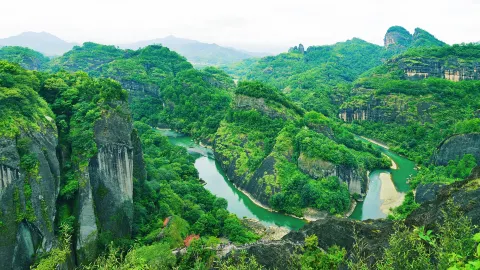 A scenic view of Nanping Chihu Yizhi