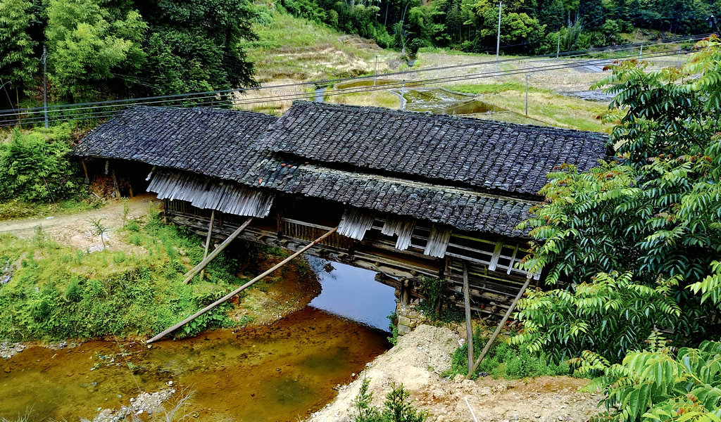 A scenic view of Nanping Jianou Zhiqingqiao