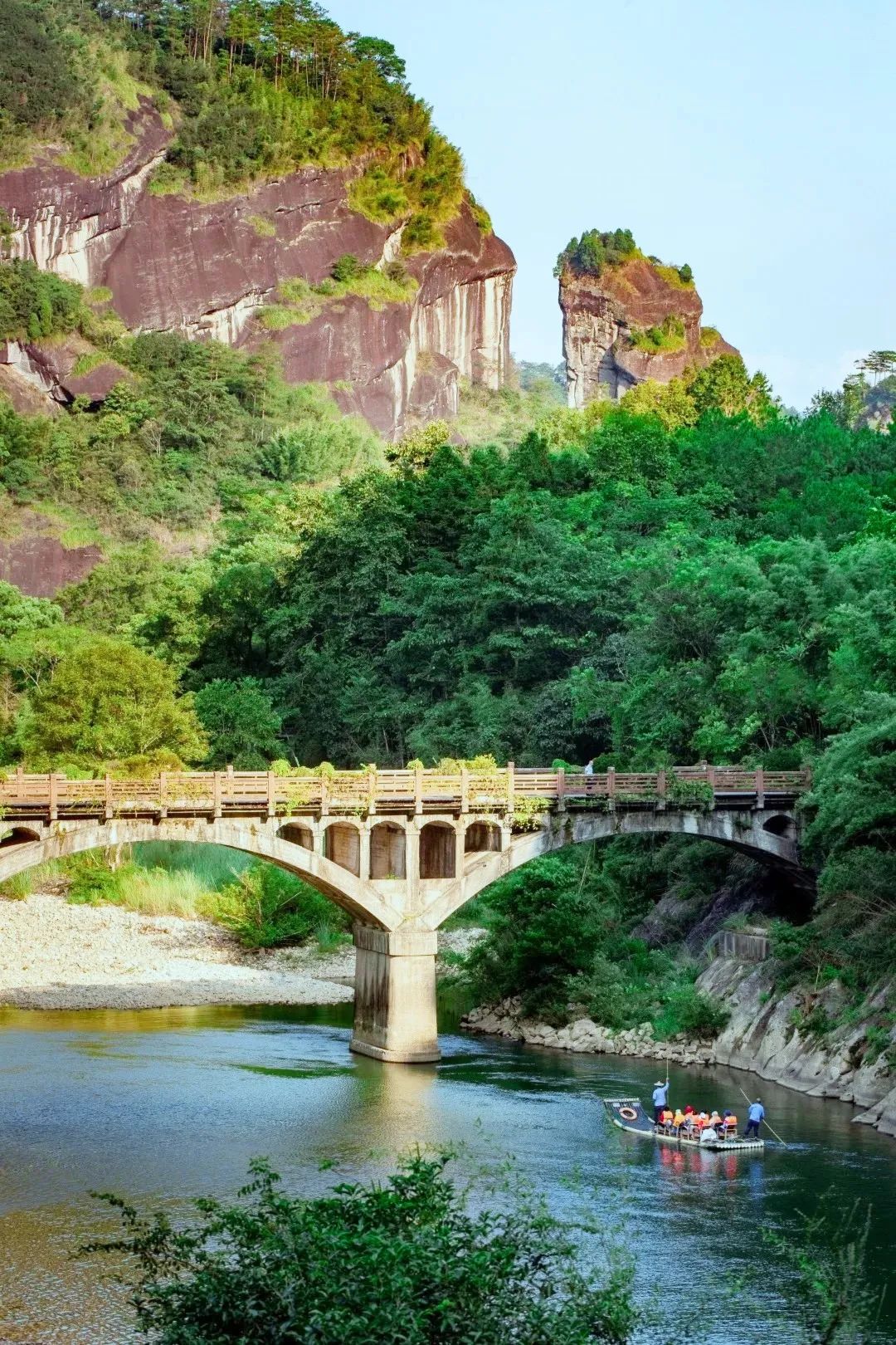 A scenic view of Nanping Mindongbei Langqiao Yuqingqiao