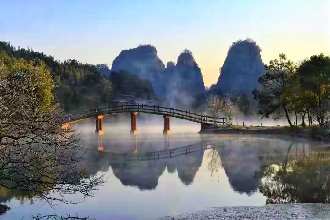 A scenic view of Nanping Mindongbei Langqiao Yuqingqiao