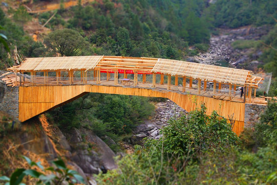 A scenic view of Nanping Mindongbei Langqiao Yuqingqiao