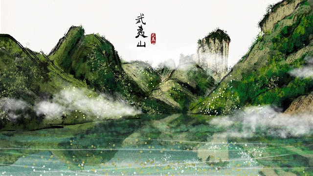 A scenic view of Nanping Wuyishan Min Gan Guyidao