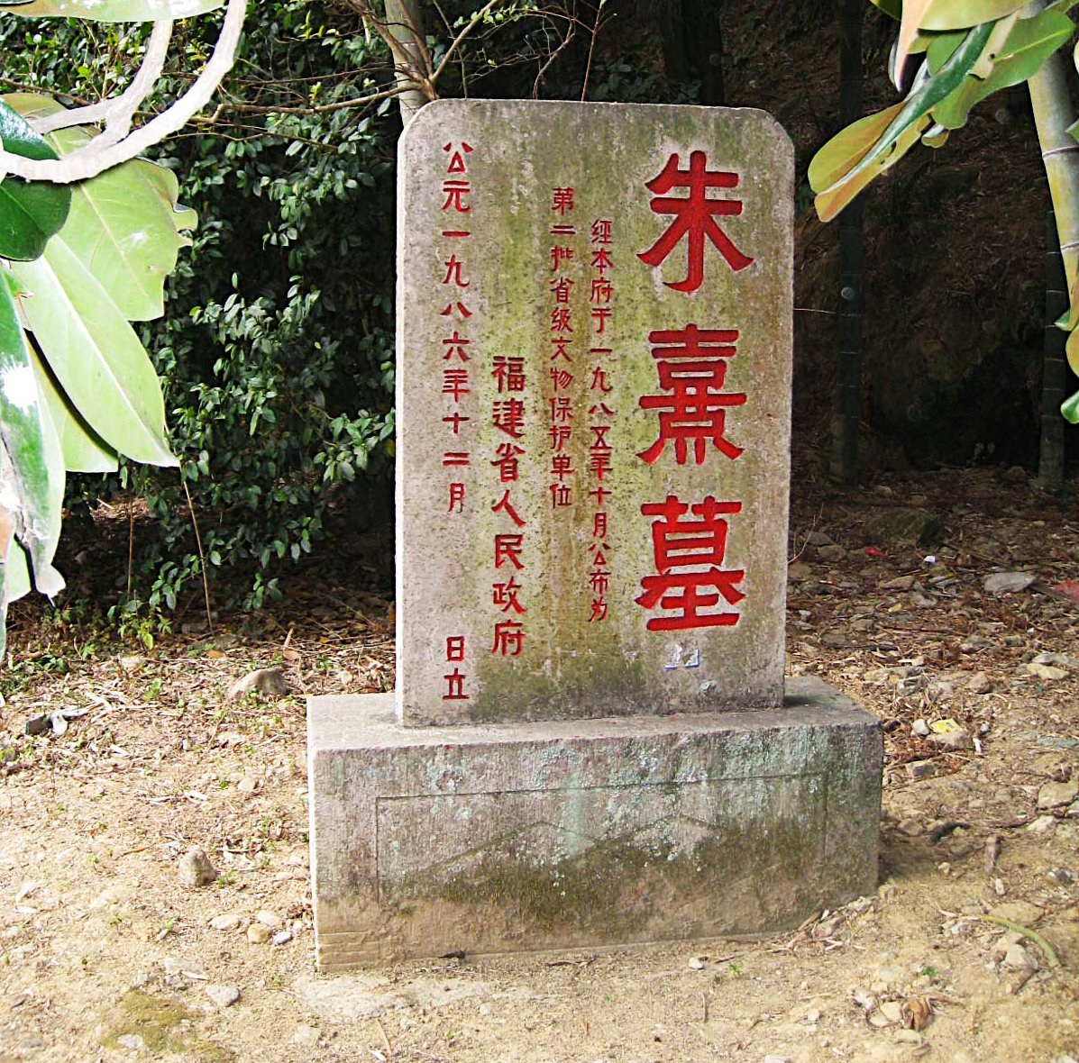 A scenic view of Nanping Zhuxi Mu