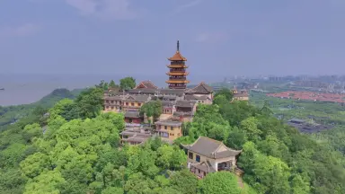 A scenic view of Nantong Guangjiao Chansi