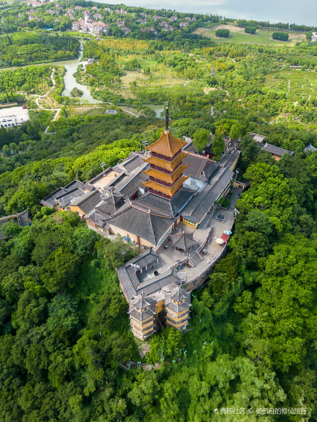 A scenic view of Nantong Guangjiao Chansi