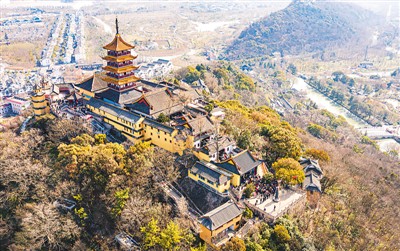 A scenic view of Nantong Guangjiao Chansi