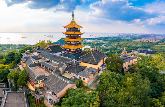 A scenic view of Nantong Guangjiao Chansi