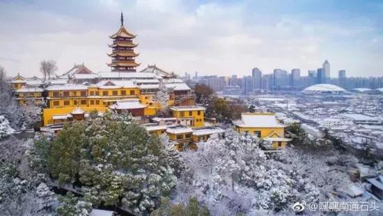 A scenic view of Nantong Guangjiao Chansi