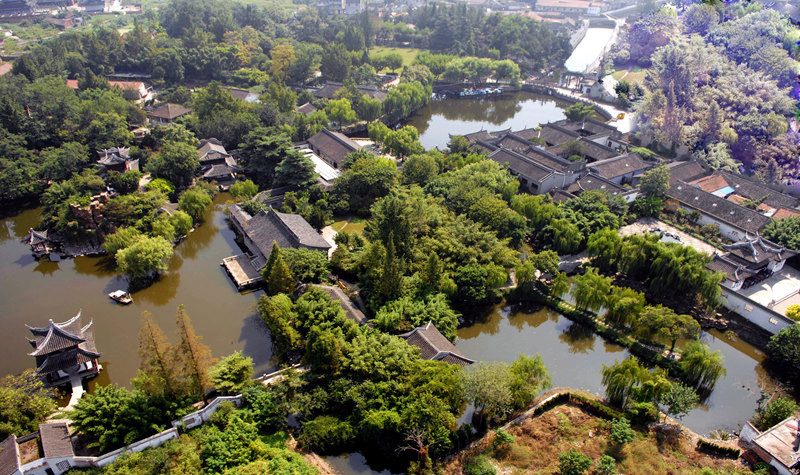 A scenic view of Nantong Shuihuiyuan