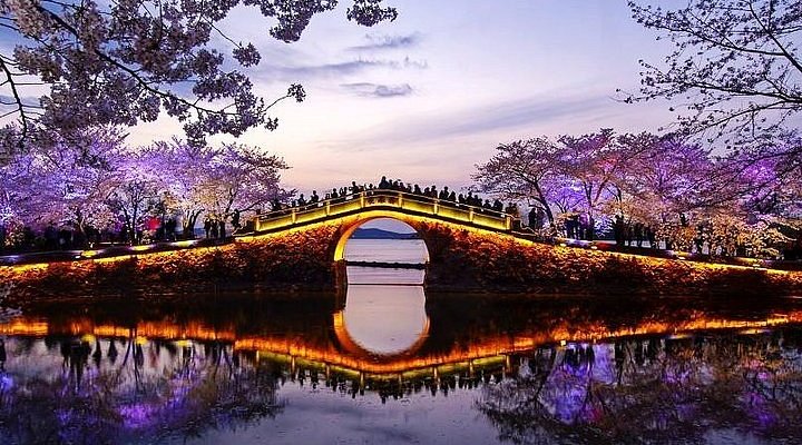A scenic view of Nantong Shuihuiyuan