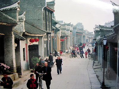 A scenic view of Nanyang Jingziguangujianzhuqun