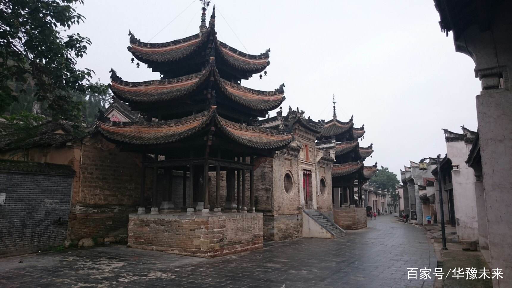 A scenic view of Nanyang Jingziguangujianzhuqun