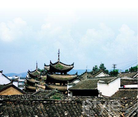 A scenic view of Nanyang Jingziguangujianzhuqun