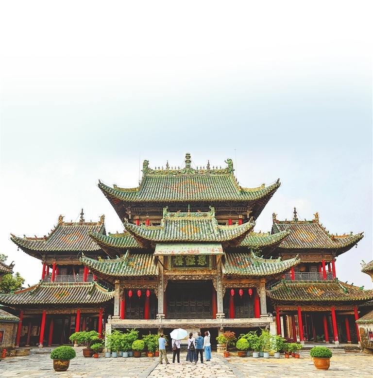 A scenic view of Nanyang Sheqishanshanhuiguan