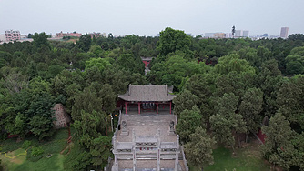 A scenic view of Nanyang Wuhouci