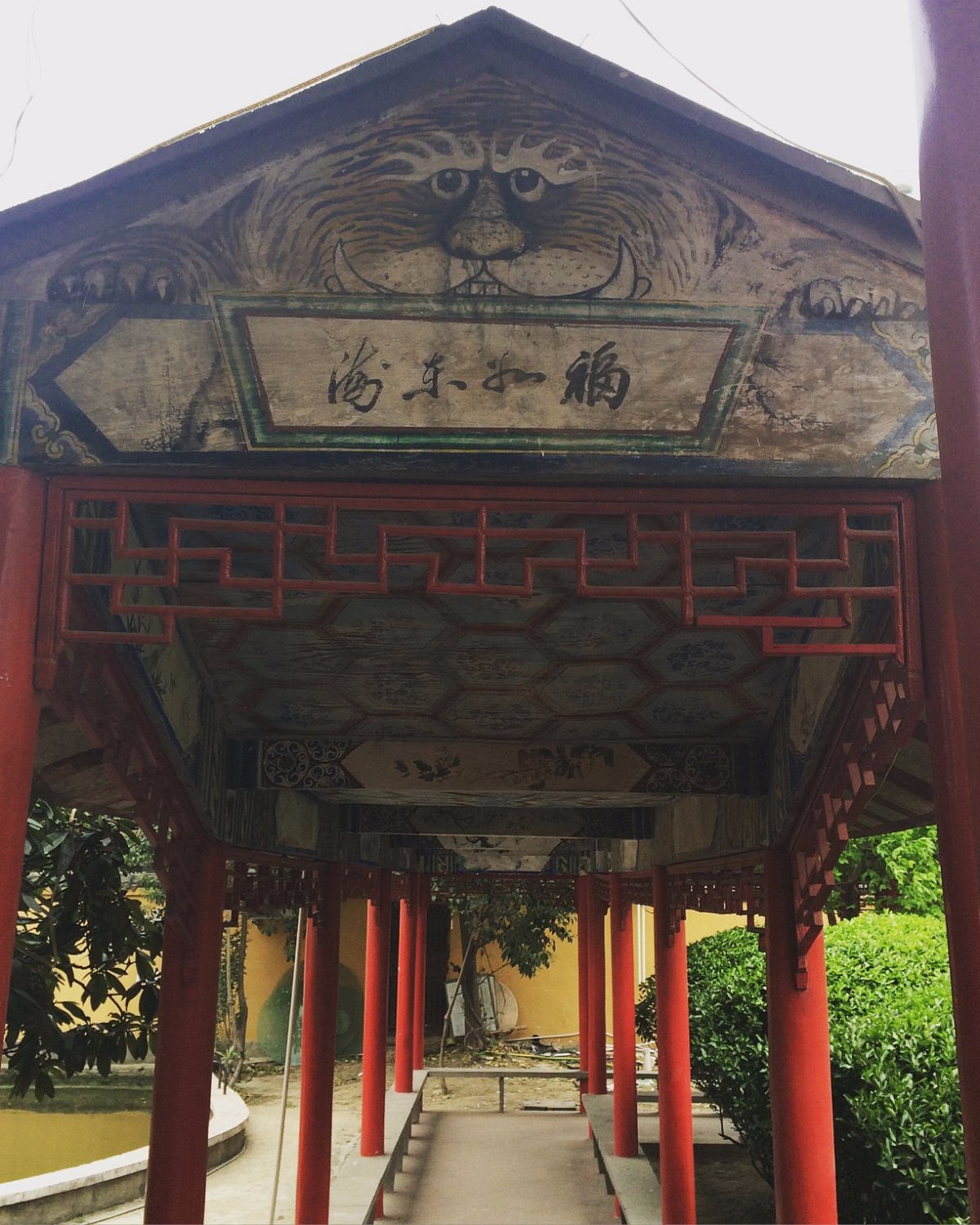 A scenic view of Nanyang Wuhouci