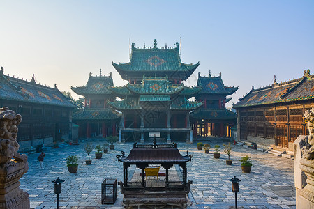 A scenic view of Nanyang Wuhouci