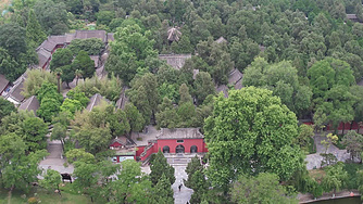 A scenic view of Nanyang Wuhouci