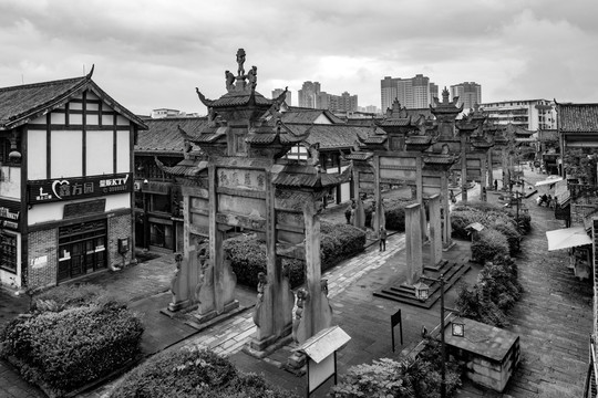 A scenic view of Neijiang Longchang Shipaifang