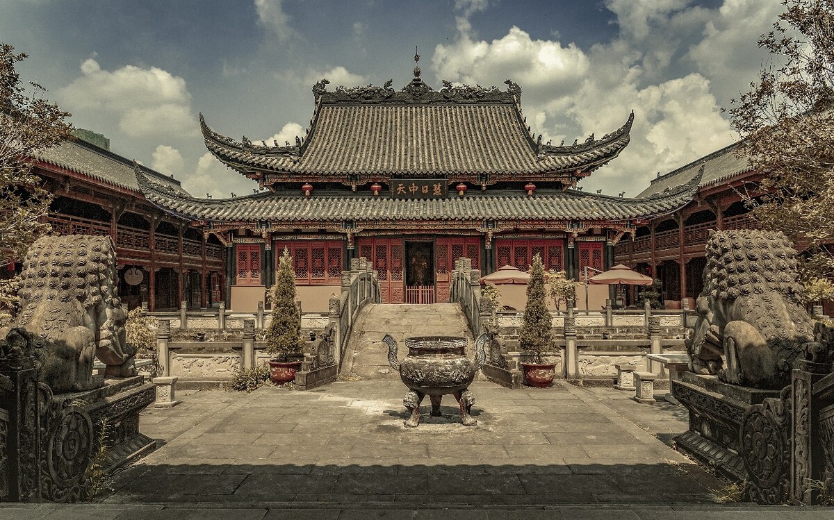 A scenic view of Neijiang Shengshuisi
