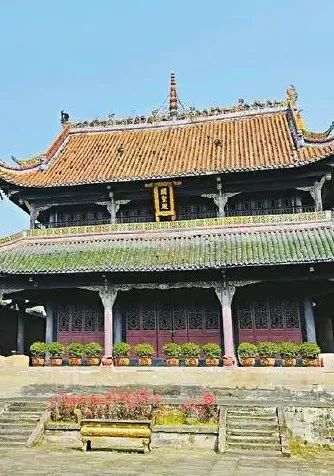 A scenic view of Neijiang Zizhong Wenmiao Wu Miao