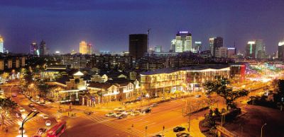 A scenic view of Ningbo Baiyunzhuang He Huangzongxi Wansitong Quanzuwang Mu