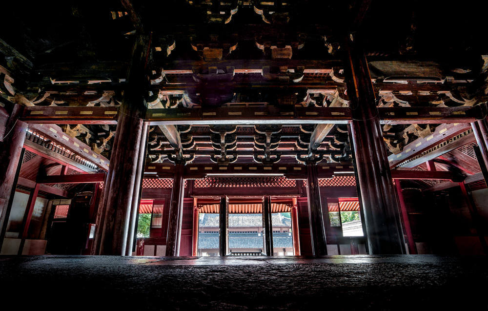 A scenic view of Ningbo Baoguosi