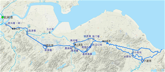 A scenic view of Ningbo Dayunhe