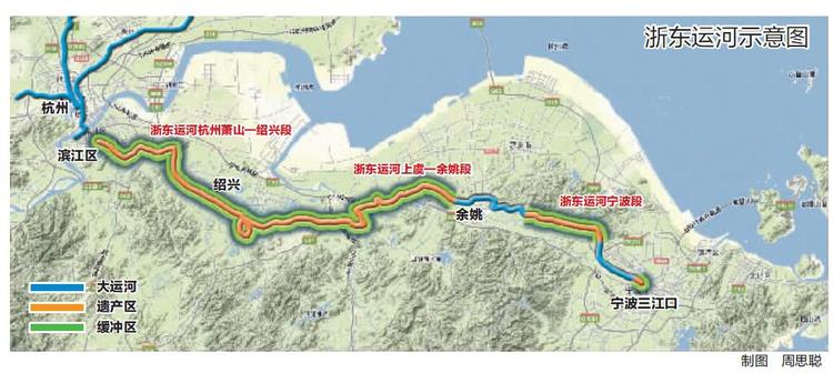 A scenic view of Ningbo Dayunhe