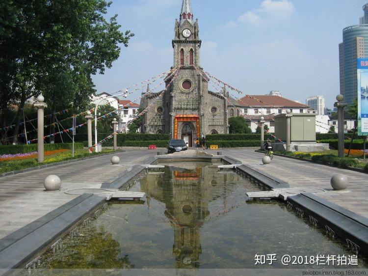 A scenic view of Ningbo Jiangbei Tianzhutang