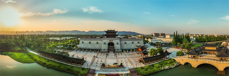 A scenic view of Ningbo Linzhai