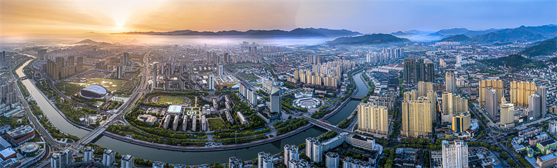 A scenic view of Ningbo Linzhai