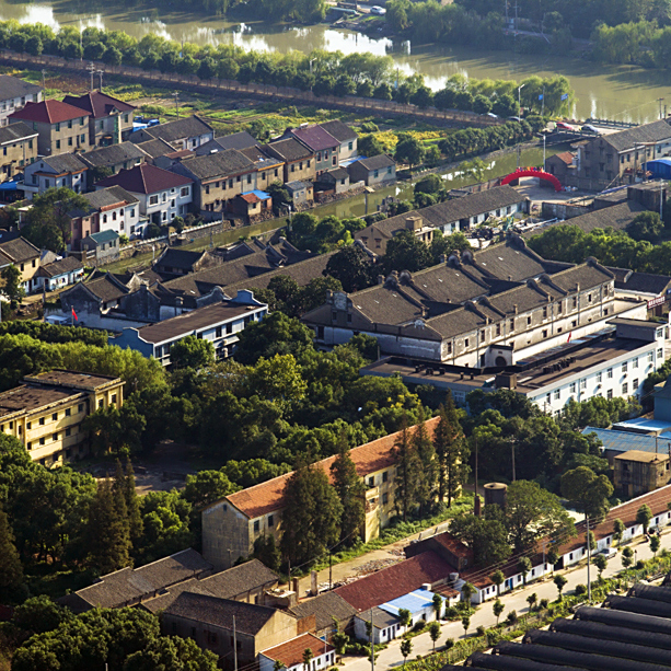 A scenic view of Ningbo Longshan Yushi Jiuzhai Jianzhuqun