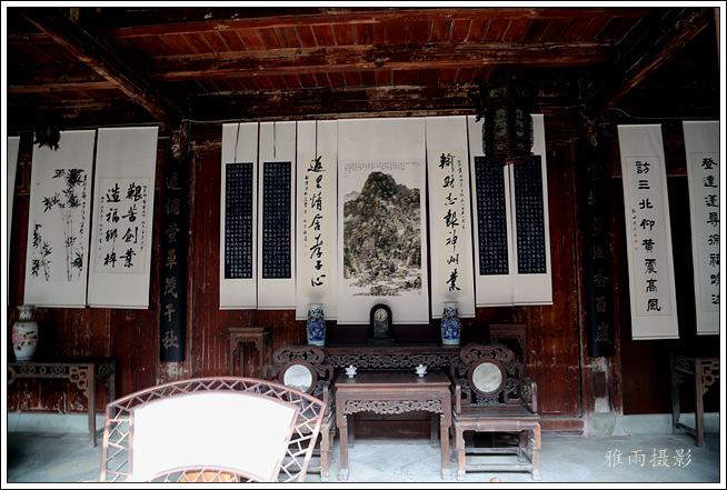 A scenic view of Ningbo Longshan Yushi Jiuzhai Jianzhuqun