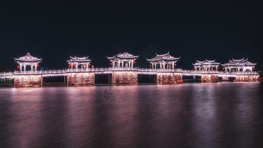 A scenic view of Ningbo Nandu Guangjiqiao